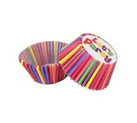 Caissette Muffins Papier Gobelets en papier for cupcakes, 200 pièces, doublure de Cupcake, boîte à muffins cuisson, étui, plateau fête, outils décoration gâteaux, décor d'anniversaire(Color 2)