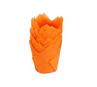 Caissette Muffins Papier Gobelets en papier for Cupcakes tulipes, 100 pièces, doublure de résistante à l'huile, boîte muffins cuisson, outils décoration gâteaux, étuis(Color6)