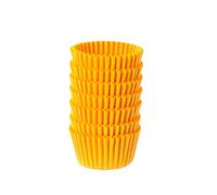 Caissette Muffins Papier Mini doublure de gâteau en papier chocolat coloré, 1000 pièces, boîte à muffins de cuisson, étui à tasses, plateau de fête, moule à gâteau, outils de décoration(Yellow,M)