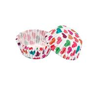 Caissettes à cupcakes, Caissettes à Cupcakes en Papier Anti-Graisse Multicolore 4x2.5cm 300 Pièces(Color 5)