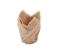 Caissettes à gâteaux, Caissettes en papier for cupcakes, 100 pièces, tulipe multicolore, résistante à l'huile(Color10)