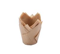 Caissettes à gâteaux, Caissettes en papier for cupcakes, 100 pièces, tulipe multicolore, résistante à l'huile(Color4)
