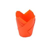Caissettes à gâteaux, Caissettes en papier for cupcakes, 100 pièces, tulipe multicolore, résistante à l'huile(Color6)