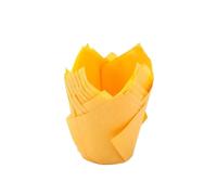 Caissettes à gâteaux, Caissettes en papier for cupcakes, 100 pièces, tulipe multicolore, résistante à l'huile(Color7)