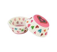 Caissettes à gâteaux, Gobelets en papier Cupcake 300 pièces papier sulfurisé multicolore 7x5x3cm(Color 11)