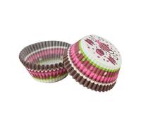 Caissettes à gâteaux, Gobelets en papier Cupcake 300 pièces papier sulfurisé multicolore 7x5x3cm(Color 19)