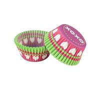 Caissettes à gâteaux, Gobelets en papier Cupcake 300 pièces papier sulfurisé multicolore 7x5x3cm(Color 18)