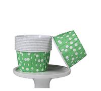 Caissettes à gâteaux, Gobelets en papier multicolores à bords roulés for cupcakes, revêtement résistant aux hautes températures, 100 pièces(Color5)