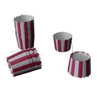 Caissettes à muffins en papier pois roses dorés, caissettes cupcakes, pâtisserie, plateau for fête de mariage Caissette Muffins Papier(Red)