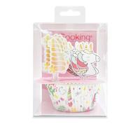 Caissettes cupcake et muffin + Cake Toppers Licorne 24 pièces