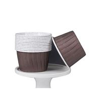 Caissettes Cupcake Gobelets en papier à muffins roulés, 100 pièces, revêtement résistant aux hautes températures, for gâteaux, collations, cupcakes, fête de mariage, accessoires cuisine(Color10)