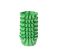 Caissettes Cupcake Mini doublure de gâteau en papier chocolat coloré, 1000 pièces, boîte à muffins cuisson, étui tasses, plateau fête, moule, outils décoration(Green,M)