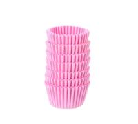 Caissettes Cupcake Mini doublure de gâteau en papier chocolat coloré, 1000 pièces, boîte à muffins cuisson, étui tasses, plateau fête, moule, outils décoration(Pink,M)