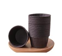 Caissettes Cupcake Mini gobelets à noix dorés, 100 pièces, doublure de Cupcake, emballages gâteaux, tasse cuisson, plateau, étui, en papier, outils pâtisserie(Dark brown)