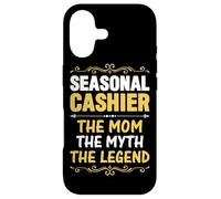 Caissier saisonnier The Mom The Myth The Legend Coque pour iPhone 17