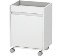 Caisson à roulettes Duravit Ketho, 500x670x360 mm, 1 porte, charnières à droite, KT2530R1818, Couleur: Décor blanc mat