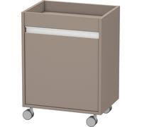 Caisson à roulettes Duravit Ketho, 500x670x360 mm, 1 porte, charnières à droite, KT2530R4343, Couleur: Décor basalte mat