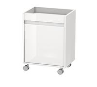 Caisson à roulettes Duravit Ketho, 500x670x360 mm, 1 porte, charnières à gauche, KT2530L2222, Couleur: Décor blanc brillant
