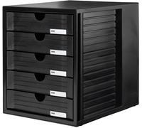 HAN 1450-13 Module de rangement 5 tiroirs fermés pour C4, 275 x 320 x 330 mm (Noir) (Import Allemagne)