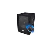 Caisson bi-amplifié 600W - BM Sonic 1208-SOLO - USB Bluetooth, Boomer 30cm 12" - Réglages séparés Graves Aigus + LIGHT LED
