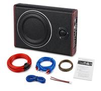 Caisson de Basse Voiture Amplifié 600W, Subwoofer Voiture 8 Pouces 12V | Amplification Intégrée Et Réglage des Graves pour Un Son Plus Profond sous Le Siège Pendant Chaque Trajet