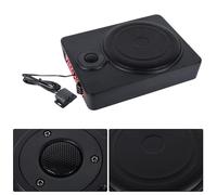 Caisson de Basses Actif 600W Ultra-Plat pour Siège Auto, Câble Audio Inclus