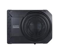 Caisson de Basses Actif 800W Ultra-Plat pour Siège Auto, Câble Audio Inclus