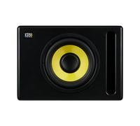 Caisson de Basses Actif Noir de Studio KRK S10.4 - Subwoofer d'une Puissance de 160W - SPL Max 117dB - Contrôles Avancés et Connectivité Étendue, Bypass avec footswitch optionnel
