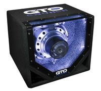 Caisson de basses CRUNCH GTO-10BP GROUND POUNDER 25 cm passe-bande unique 600...