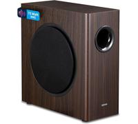 Edifier Caisson de basse actif T5s – 8 pouces 70W, filtre passe-bas, jusqu'à 35 Hz, boîtier MDF BOIS