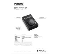 Caisson De Basses Focal PSB 200