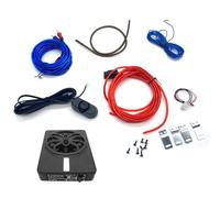 Caisson de Basses sous Le Siège de 10 Pouces, Caisson de Basses alimenté en Alliage d'aluminium, Audio de Voiture 600W, Amplificateur intégré, Lumière LED Bleue 12V pour Voitures, Camions,