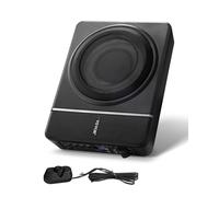 VEVOR Caisson de basses sous siège 240W 203mm, amplificateur intégré, entrée haut/bas pour camion
