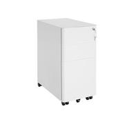 tectake® Caisson Bureau Meuble de Rangement Bureau Armoire métallique Industriel 30x50x59,5 cm Verrouillable, 3 Tiroirs pour Rangement Papier administratif