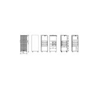 Caisson de Bureau Blanc à Roulettes 108 cm - Scene New York 504 - L 47.2 x l 47 x H 107.6 cm