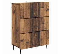 Caisson de bureau - desserte de bureau Vidaxl Armoire à tiroirs Bois ancien 66 x 34,5 x 92 cm