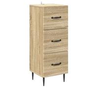 Caisson de bureau - desserte de bureau Vidaxl Armoire à tiroirs Chêne Sonoma 33 x 34,5 x 89,5 cm
