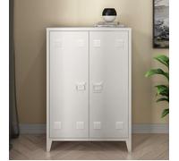 Caisson de bureau métallique Oripää à 2 portes 110 x 75 x 33 cm blanc