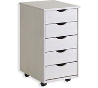 caisson de bureau sur roulettes blanc