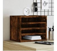 Caisson de bureau - VIDAXL - 848049 - Chêne fumé - Bois d'ingénierie - 36 x 26 x 29,5 cm