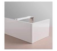 Caisson de cantonnière pour Rideau, Caisson de Tringle à Rideaux en Alliage d'aluminium, corniche de Rideau Murale décorative pour fenêtres, cantonnière de Rideau sans Rail (500 cm (16,4 pi)