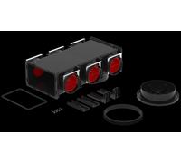 Caisson de distribution ComfoCube Flex Module 6xDN90 Raccordement/Révision DN160, 450x284x134 mm de Zehnder - 990323373