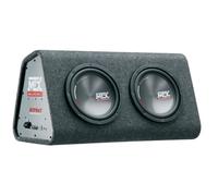 Caisson de grave - MTX AUDIO - Actif reflex avec double subwoofers 20cm - Ampli Classe-D 240Wrms - Filtre actif - Télécommande