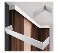 Caisson de Rideau, corniche métallique Robuste de Fabrication américaine - Boîtier de cantonnière à Fixation Plafond pour la Maison ou Le Bureau, Cache-Tringle Durable, Habillage de fenêtre