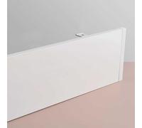 Caisson de Rideau métallique, cantonnière Seule, Panneau de cantonnière Blanc avec Supports et vis, Cache-Rail de Rideau de Plafond pour Salon, Chambre et Salle de Bain (500 cm / 16,4 pi)