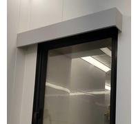 Caisson de Rideau, Tringle et cantonnière pour Rideaux de fenêtre, Cache-Rail Mural pour Salle de Bain/Porte/Bureau, cantonnière décorative pour tringles à Rideaux avec roulettes, Peut être