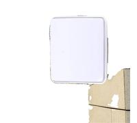 Caisson lumineux extérieur double face à LED, carré de 50cm, économe en énergie, Blanc