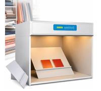 Caisson lumineux LED for armoire d'évaluation des couleurs, 4/5/6 sources | Cabine lumineuse professionnelle de correspondance des couleurs, for tissu, textile, vêtements, peinture d'impression