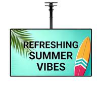 Caisson lumineux LED mural pour menus, panneau d'affichage numérique avec colonne télescopique, cadre à clip, panneau publicitaire 3D, enseigne pour restaurants et cafés