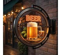 Caisson lumineux publicitaire holographique 3D, projecteur holographique 3D mural à vision directe avec application de contrôle, affichage double face, mur vidéo LED holographique(50cm/20in)